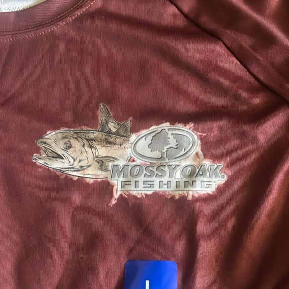 NWTs Men’s Mossy Oak engineered angling elite long sleeve fishing gear. Sz L - Picture 3 of 10